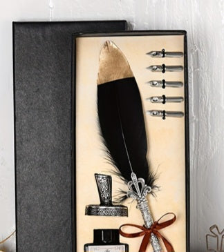 Plume caligraphie noir