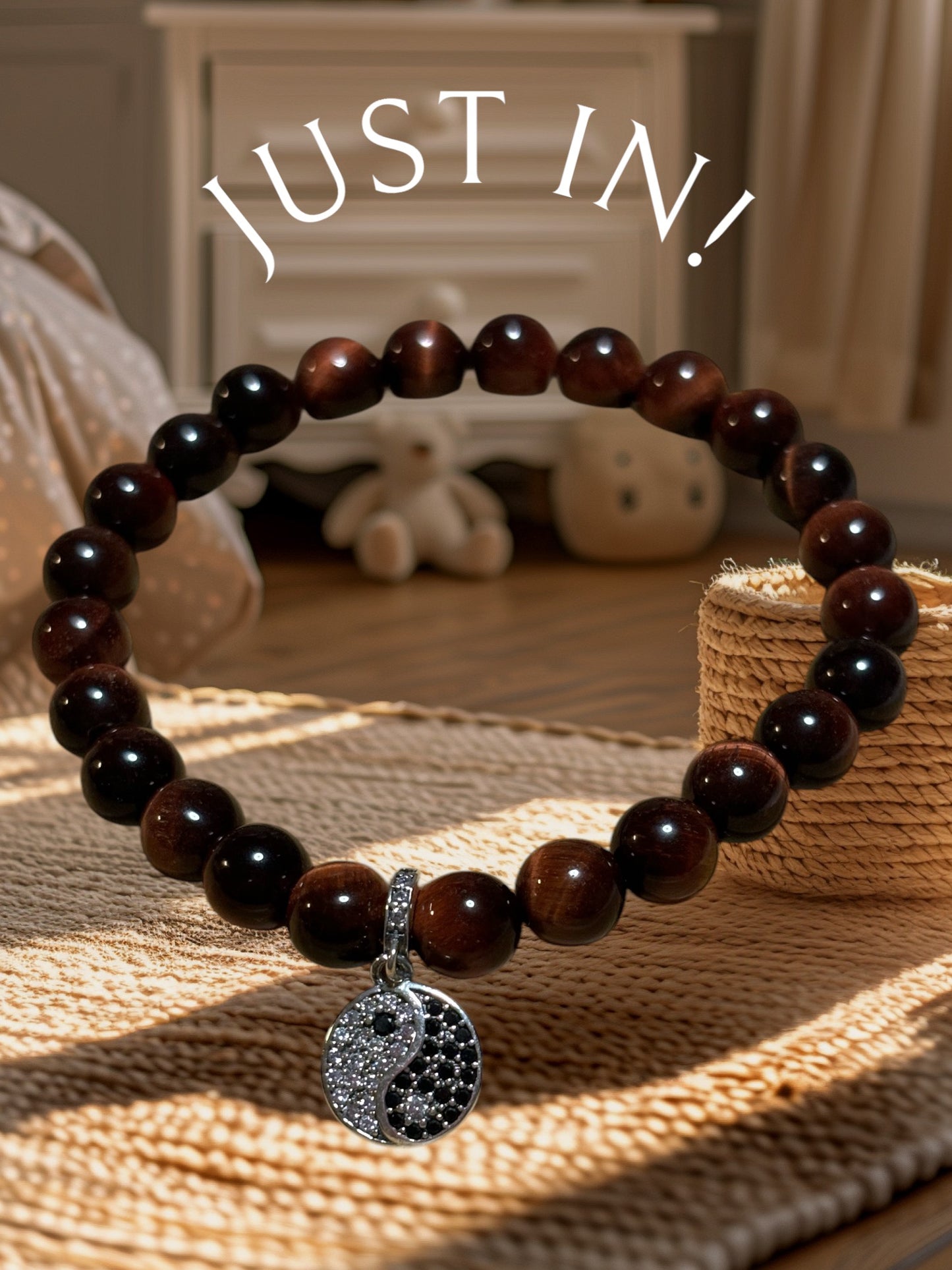 Bracelet artisanal oeil de taureau unique