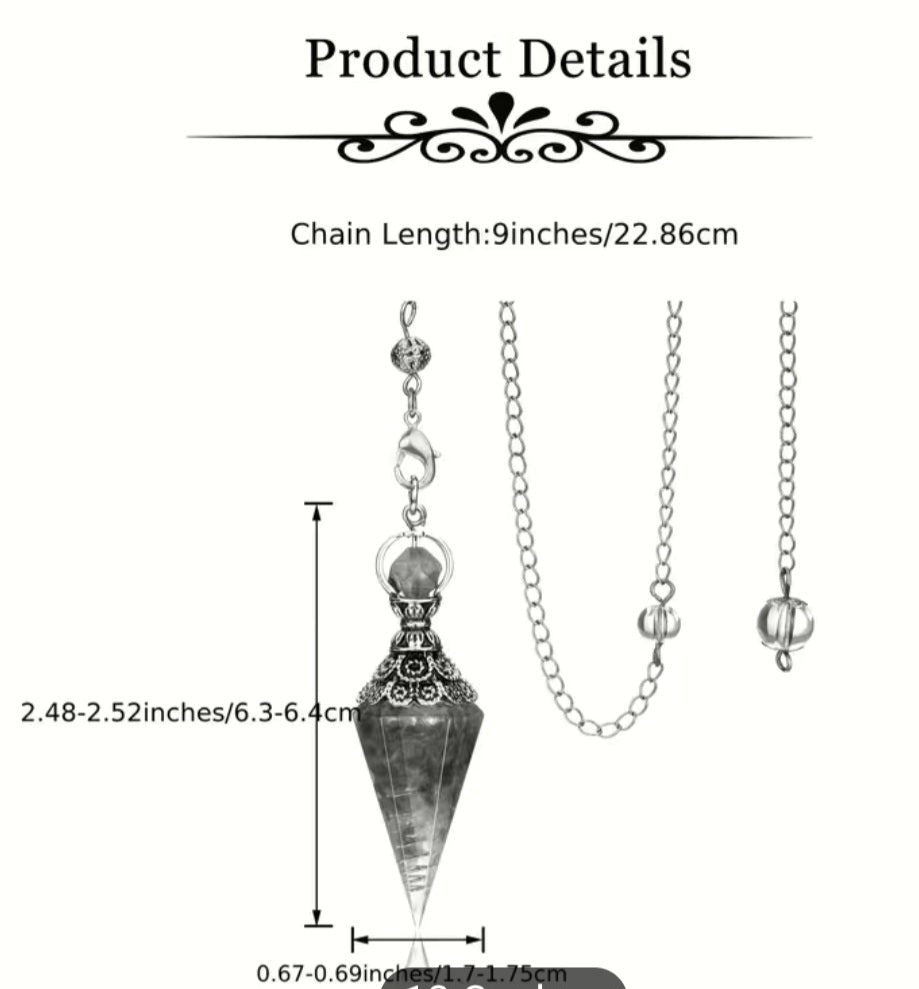 Pendule red jasper