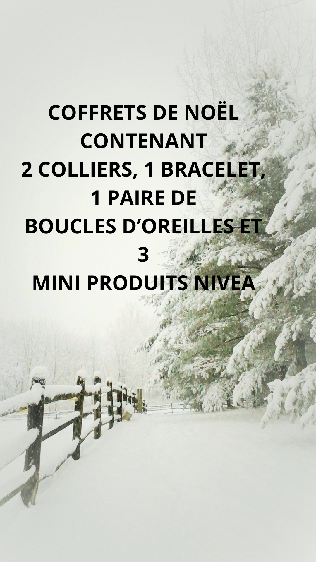Boîte cadeau Noël