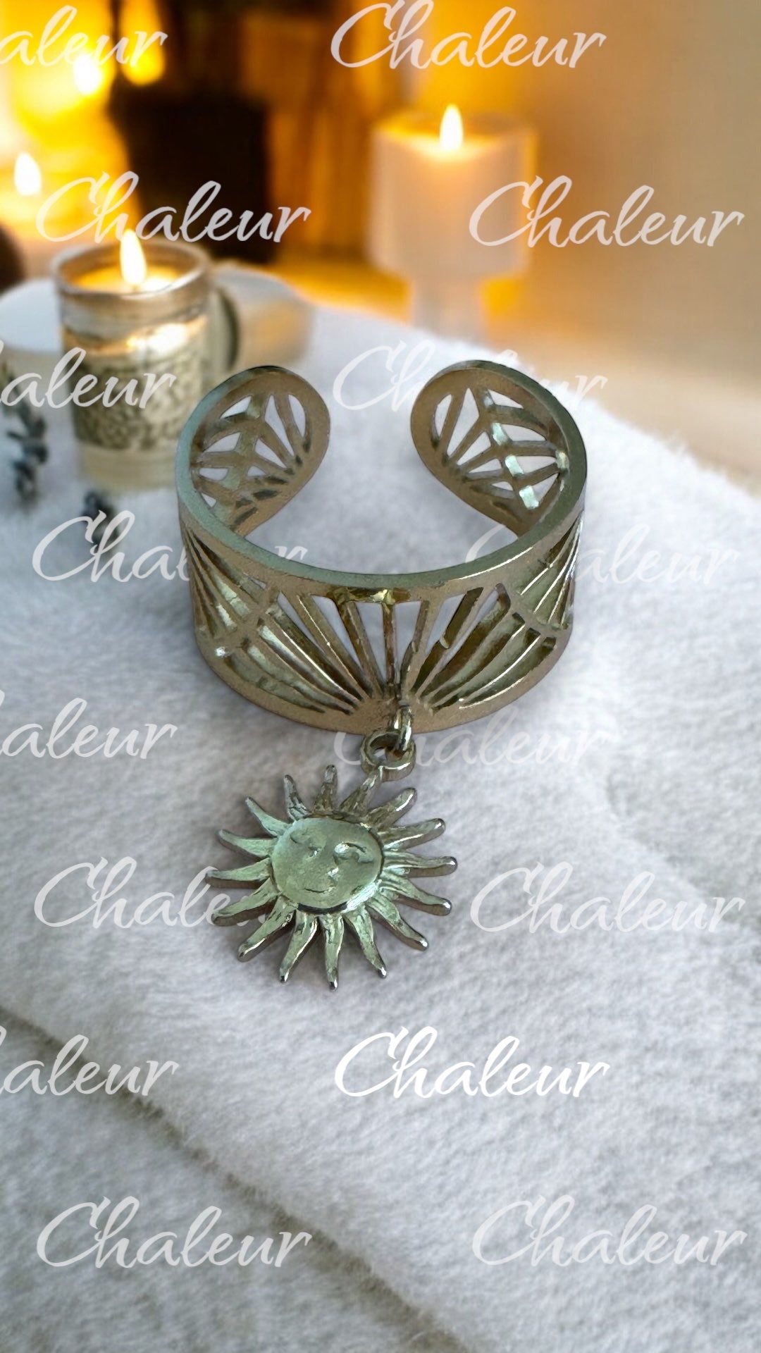 Bague Artisanale Soleil pièce unique