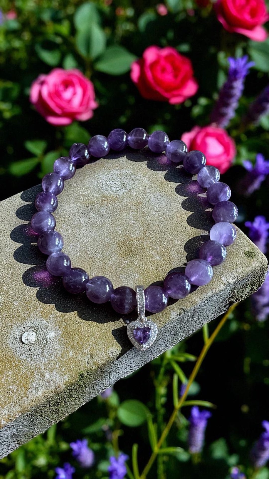 Bracelet artisanal Amethyste unique