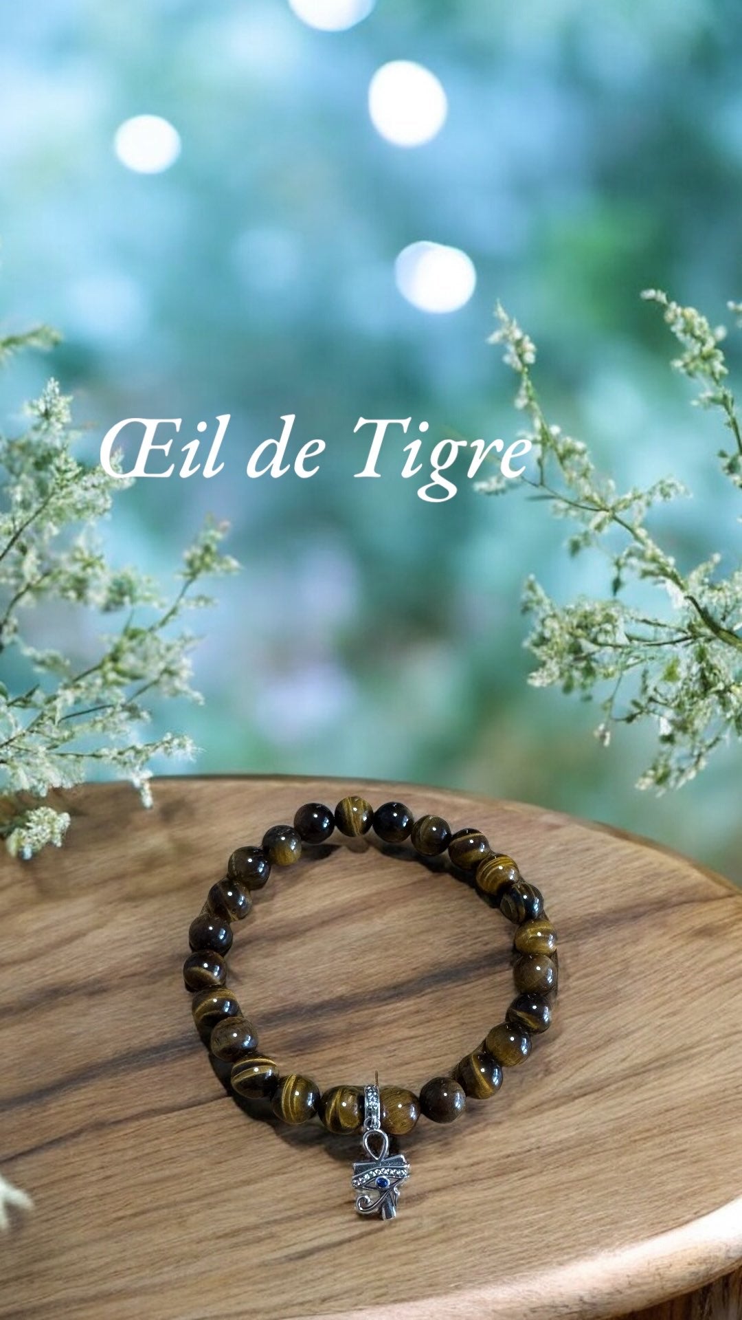 Bracelet artisanal Œil de Tigre