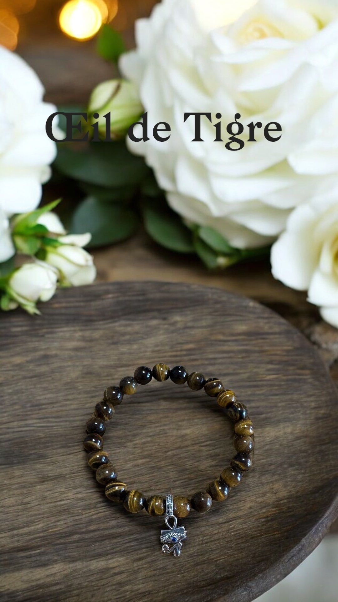 Bracelet artisanal Œil de Tigre