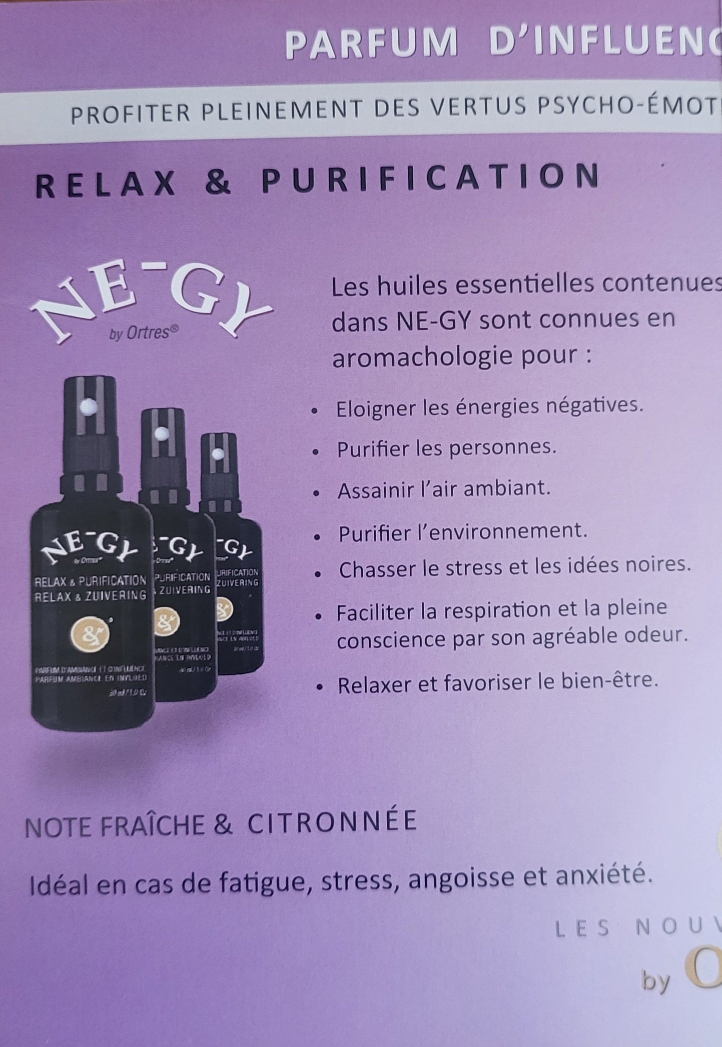 2 Parfum NE-GY + PO+GY huiles essentielles