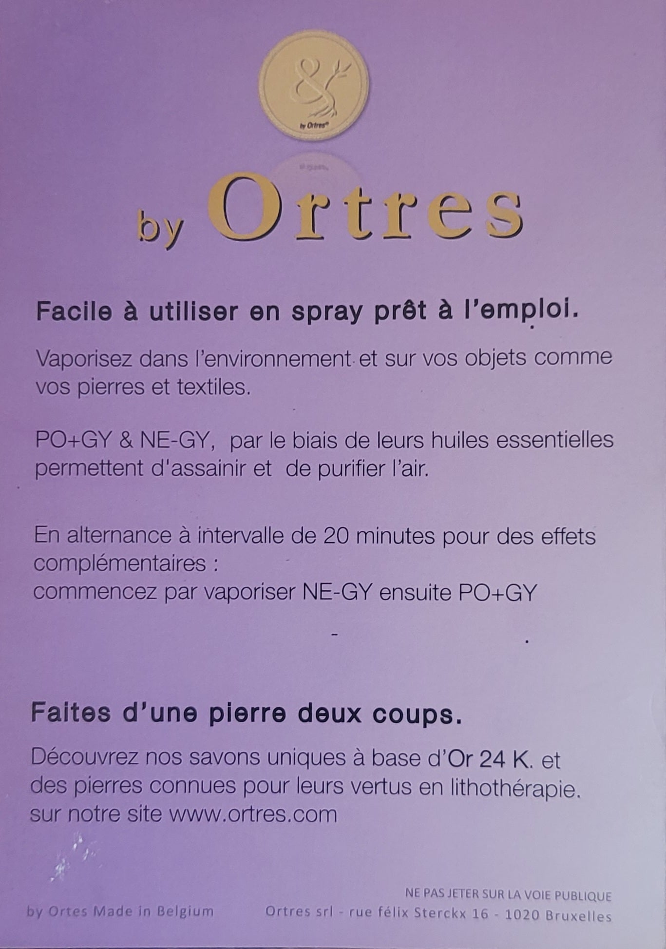 2 Parfum NE-GY + PO+GY huiles essentielles