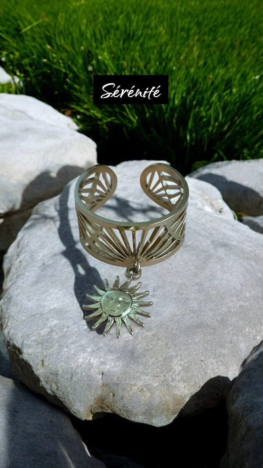 Bague Artisanale Soleil pièce unique