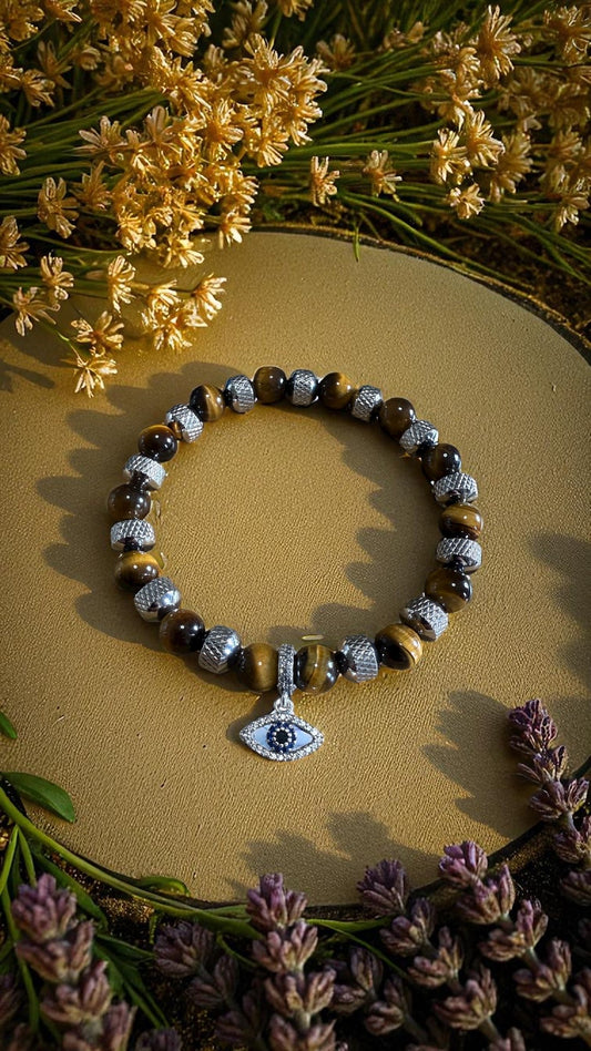 Bracelet artisanal Œil de Tigre