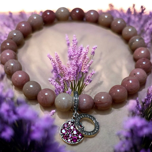 Bracelet artisanal Rhodonite