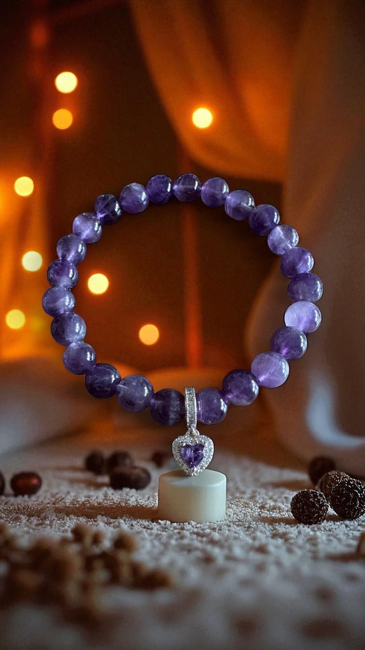Bracelet artisanal Amethyste unique