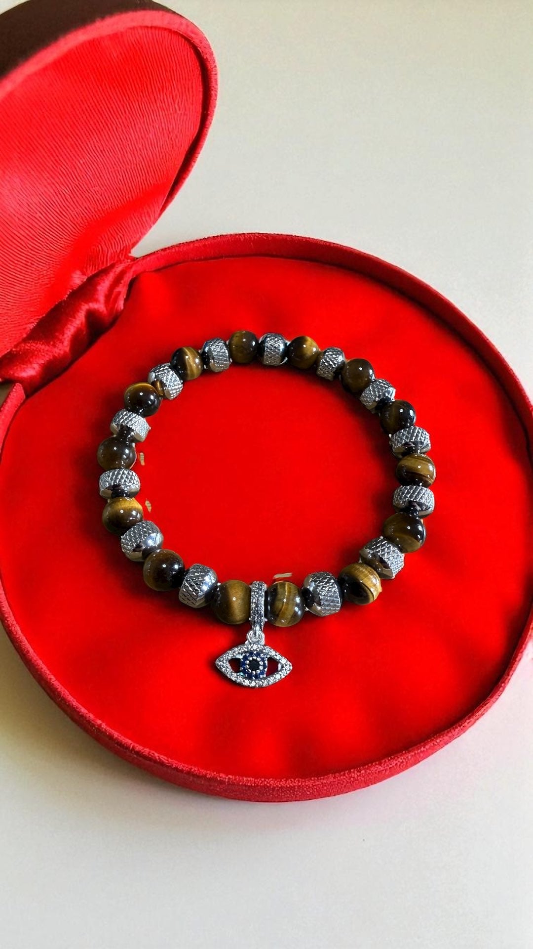 Bracelet artisanal Œil de Tigre